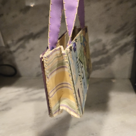 Wizard of Oz Book Purse with Purple Handles Unique Rare - Picture 6 of 16
